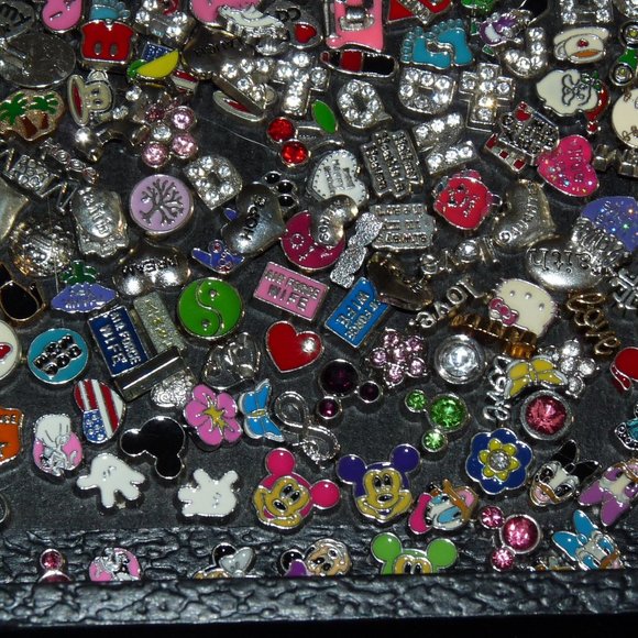 💟 - 350pcs Floating Locket Charms Assorted Mix - Picture 6 of 16